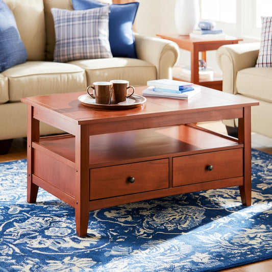 Salontafel van hout, kleur bruin